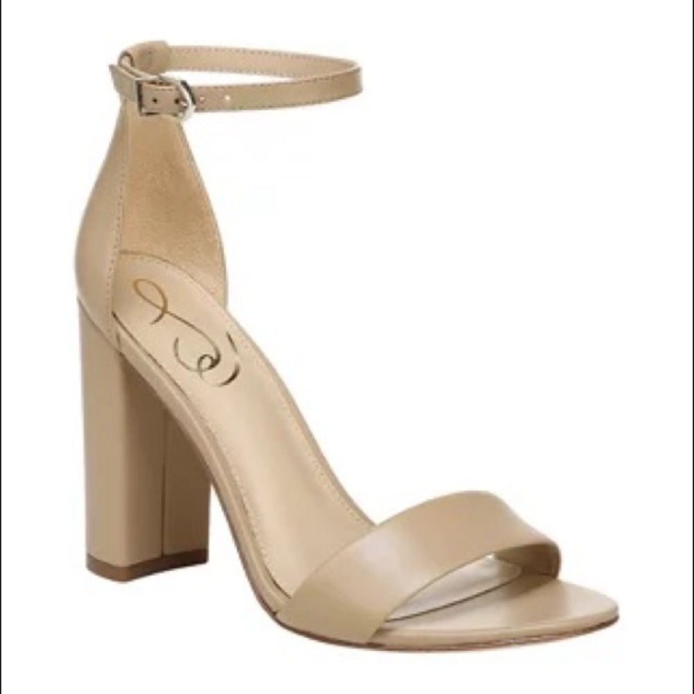 Sam Edelman Yaro Nude Chunky Heel 9
